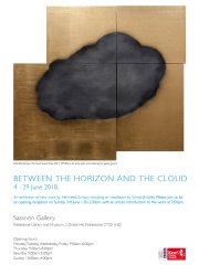 Between the Horizon and the Cloud - Sassoon Gallery