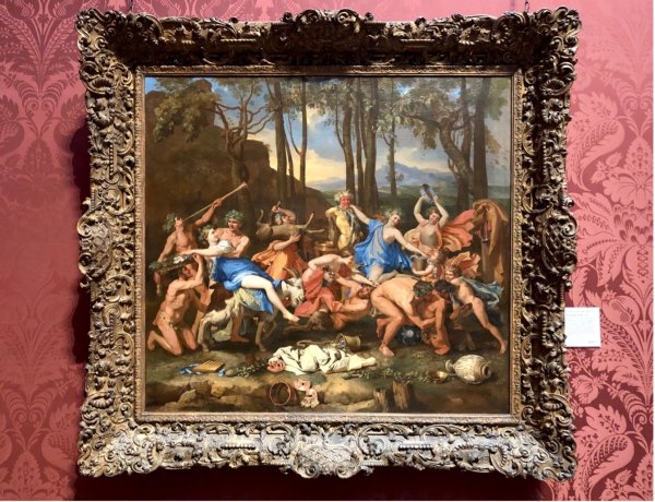 Photograph of The Triumph of Pan, Nicolas Poussin, 1636, oil on canvas, 135.9 x 146 cm, The National Gallery, London. 